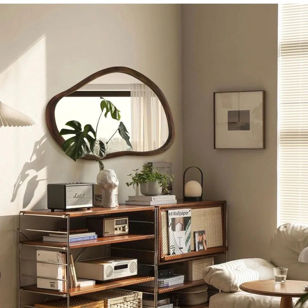 Unique Wooden Frame Mirror